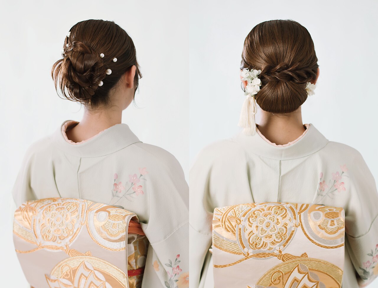 訪問着着付け+ヘアセット