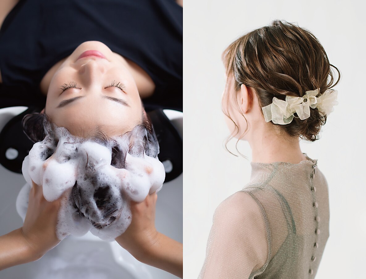 【8:00～9:30受付】シャンプー＋ヘアセット【朝シャン】