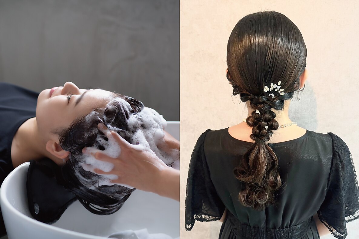 【ヘアチェンジセット】シャンプー+ヘアセット