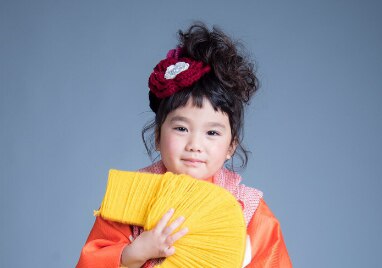 【七五三/3歳5歳】お子様ヘアセット+メイク+着付け【単品予約も可能です】
